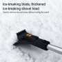 Car Multifunctional EVA Glass Snow Removal Frost Removal Tool, Style:Dual LED Lights