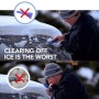 2 PCS Car Magic Window Windshield Car Ice Scraper Shaped Funnel Snow Remover Deicer Cone Deicing Tool Scraping