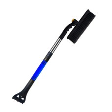 Car Snow Shovel Car Three-In-One Stretch Car Snow Brush Defrosting Scraping Snowboard( 5747 Blue)