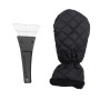 Thick Waterproof Snow Removal Shovel Car Warm Gloves(Black)