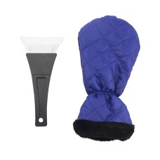 Thick Waterproof Snow Removal Shovel Car Warm Gloves(Blue)
