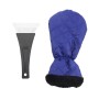 Thick Waterproof Snow Removal Shovel Car Warm Gloves(Blue)