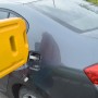 Gasoline Fuel Tanks Plastic 2.6 Gallon 10 Litres Auto Shut Off Fuel Cans Oil Container Emergency Backup(Yellow)