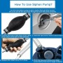 3m Manual One-Way Valve Oil Pump Fuel Hand Oil Pump Car Fuel Pipe Oil Pump