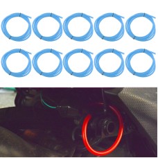 10PCS Motorcycle Modification Oil Pipe Rubber Gasoline Pipe, Length: 1m(Blue)
