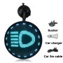 Car LED Screen Wifi Full-Color Disc Expression Light Supports Multi-Language/GIF Animation