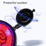 Car LED Screen Wifi Full-Color Disc Expression Light Supports Multi-Language/GIF Animation