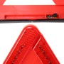 Practical Car Triangle Emergency Warning Sign Foldtable Reflective Safety Roadside Lighting Stop Sign Tripod Warning Tripod