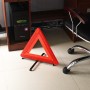 Practical Car Triangle Emergency Warning Sign Foldtable Reflective Safety Roadside Lighting Stop Sign Tripod Warning Tripod