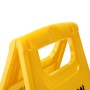 Caution Wet Floor Sign  Cleaning Slippery Warning Both Side Safety Hazard Warning Frame