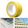 45mm PVC Warning Tape Self Adhesive Hazard Safety Sticker, Length: 33m(Yellow)