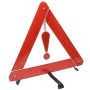 Foldable Portable Triangle Sign Warning Light Signal Lamp for Vehicle(Red)