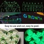 Reflective Glow Tape Self-adhesive Sticker Removable Luminous Tape Fluorescent Glowing Dark Striking Warning Tape(Green 20mmx3m)