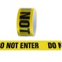 3 PCS Floor Warning Social Distance Tape Waterproof & Wear-Resistant Marking Warning Tape(Do Not Enter)