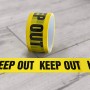 3 PCS Floor Warning Social Distance Tape Waterproof & Wear-Resistant Marking Warning Tape(Keep Out)