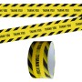 3 PCS Floor Warning Social Distance Tape Waterproof & Wear-Resistant Marking Warning Tape(Twill Thank You)