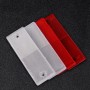 50 шт. Автомобильные наклейки с отражательными наклейками пластиковая отражающая полоса отражательная таблетка с отверстиями (красные)