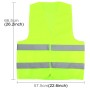 XXL Reflective Fluorescent Vest Safty Cloth Driving School Construction Traffic Safty Warning Working Cloth