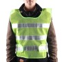 Reflective Fluorescent Vest Safty Cloth Driving School Construction Traffic Safty Warning Working Cloth(Green)