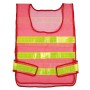 Reflective Fluorescent Vest Safty Cloth Driving School Construction Traffic Safty Warning Working Cloth(Red)