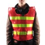 Reflective Fluorescent Vest Safty Cloth Driving School Construction Traffic Safty Warning Working Cloth(Red)