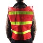 Reflective Fluorescent Vest Safty Cloth Driving School Construction Traffic Safty Warning Working Cloth(Red)