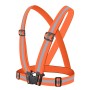 Night Riding Running Flexible Reflective Safety Vest(Orange)