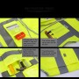 Multi-pockets Safety Vest Reflective Workwear Clothing, Size:XXL-Chest 130cm(Yellow Blue)