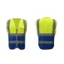 Многократная защитная жилетная одежда, размер: L-Chest 118 см (желтый синий)