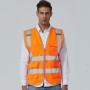Многократная защитная жилетная одежда, размер: xl-chest 124 см (оранжевый)