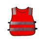 Безопасность детей рефлексивных полос одежды дети отражающий жилет (красный)