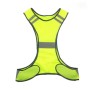 Sports Reflective Vest Night Running Outdoor Reflective Clothing Traffic Safety Reflective Vest, Style: Without Led(Fluorescent Yellow)