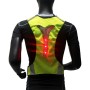 Sports Reflective Vest Night Running Outdoor Reflective Clothing Traffic Safety Reflective Vest, Style: With Led(Fluorescent Yellow)
