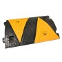 Triangle Yellow Plastic Two-in-one Speed Bump, Size: 50x35x5cm