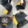 Pair Of Special Round Heads For Rubber Speed Bumps, Diameter: 40cm