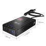 XPower T1B 310W DC 24V to AC 220V Car Multi-functional Digital Display Power Inverter 4 USB Ports 8.0A Charger Adapter + Negative Ions Air Cleaner