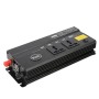650W DC 12V до AC 220V Multifunctional 4988 Smart Power Inverter (Black)