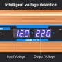 Carmaer от 60 В до 220 В 2200 Вт многофункциональный многофункциональный инвертор с двойным дисплеем.