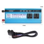 Carmaer 60V to 220V 2200W Three Socket Car Double Digital Display Inverter Household Power Converter