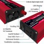 Zhizun 12V to 110V 4000W Car Power Inverter(Red)