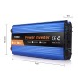 Carmaer 1200W Car Smart Multi-function Digital Display Inverter Household Power Converter, Specification:24V to 220V