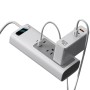 Baseus 150W 110V Inverter Inverter 2 AC & USB & TYPE-C / USB-C Зарядное устройство, спецификация: JP Plug (White)