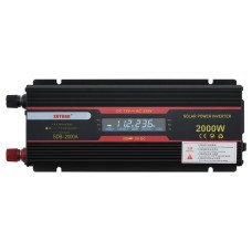 XUYUAN 2000W Car Inverter LCD Display Converter, Specification: 12V to 220V
