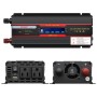 XUYUAN 6000W Car Inverter LCD Display Converter, US Plug, Specification: 24V-110V