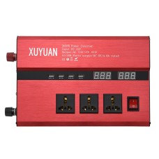 Xuyuan 3000w -инвертор USB -дисплей USB -конвертер, спецификация: от 12 В до 110 В