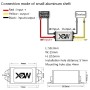 XWST DC 12/24V To 5V Converter Step-Down Vehicle Power Module, Specification: 12V To 5V 6A Small Aluminum Shell