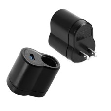 2 PCS Home Cigarette Lighter Socket Car Power Converter, Plug Specifications:US Plug