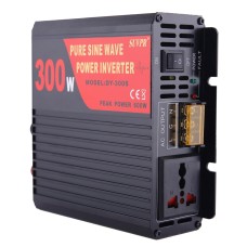 SUVPR DY-LG300S 300W DC 24V to AC 220V 50Hz Pure Sine Wave Car Power Inverter with Universal Power Socket