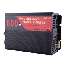 SUVPR DY-LG600S 600W DC 24 В до AC 220V PURE SINE WAVE POWER Power Inverter с универсальной мощностью