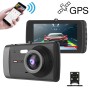 H809 4 -дюймовый автомобиль HD Double Recording Driving Recorder, Wi -Fi + мониторинг парковки + GPS + GPS